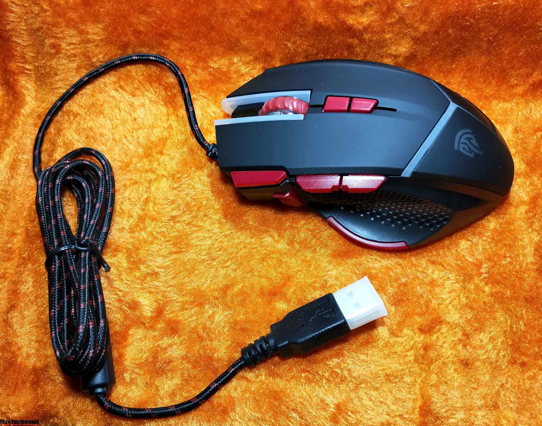 how to adjust etekcity gaming mouse light