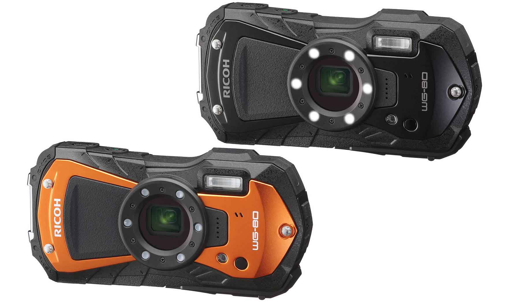Waterproof digital camera Ricoh WG-80 for any environment