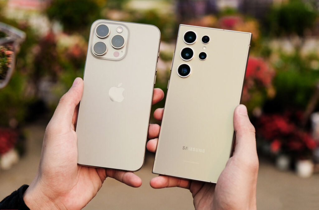 Galaxy S24 Ultra vs iPhone 15 Pro Max: Design Comparison